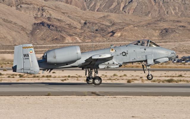 Fairchild-Republic Thunderbolt 2 (N81946) - A-10C 81-946 returning from a Red Flag 12-4 sortie.