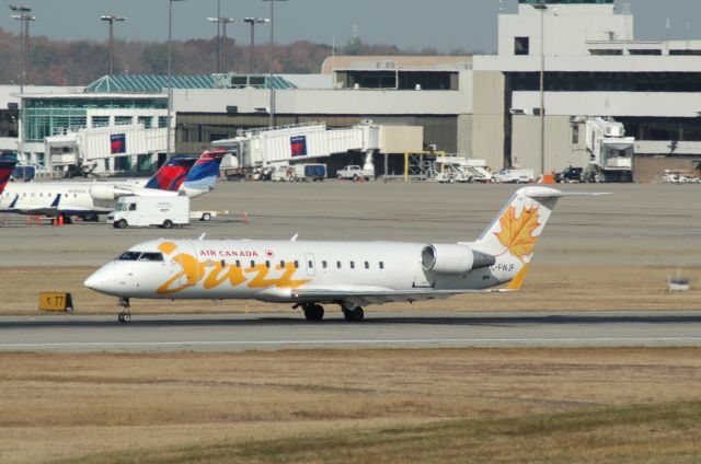 Canadair Regional Jet CRJ-100 (JZA982) - taking off on 18 left departing to the north