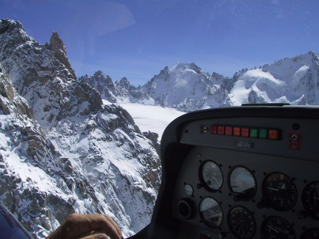 HB-KFE — - Mountain flying in the Swiss Alps, challenging but fun. Reaching 11,000ft in the Robin DR-500.