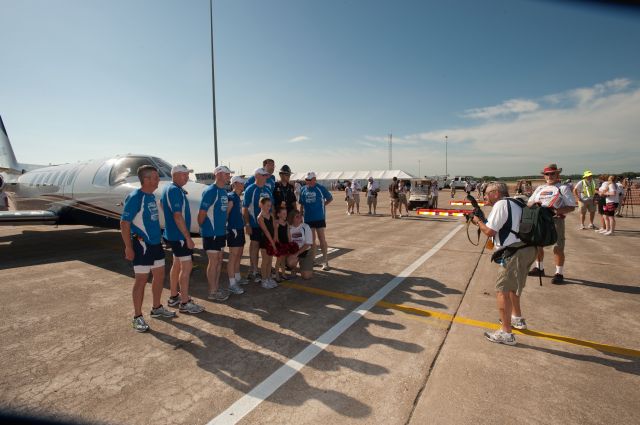 CSOA — - Cessna Special Olympics Airlift 2010 - http://flightaware.com/airlift/ - Airlift and Athletes arriving in Lincoln, Nebrasks on July 17, 2010.  Photos Courtesy Cessna Aircraft Company