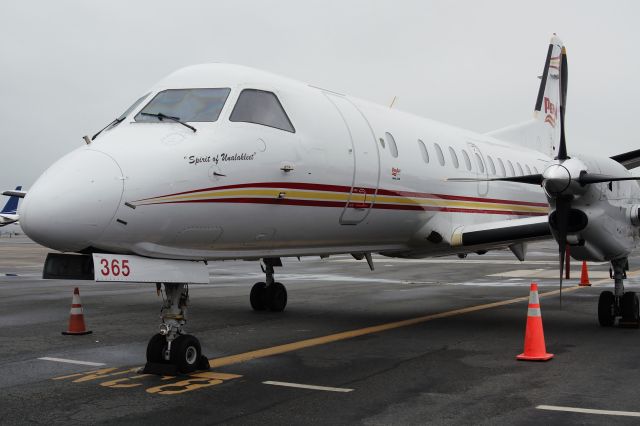 Saab 340 (N365PX) - "Spirit of Unakaleet" @ KBOS Logan on FlightAware.Com !