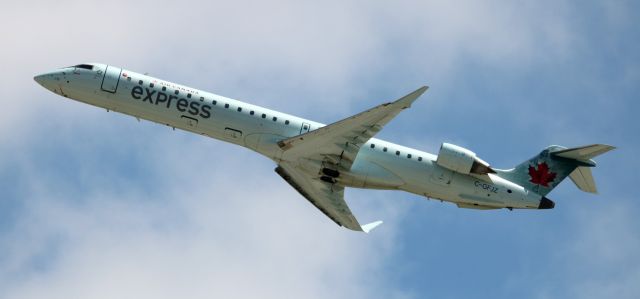 Canadair Regional Jet CRJ-200 (C-GFJZ) - Inaugural Departure to YVR - Air Canada - JAZZ 8569 - 05-09-2016