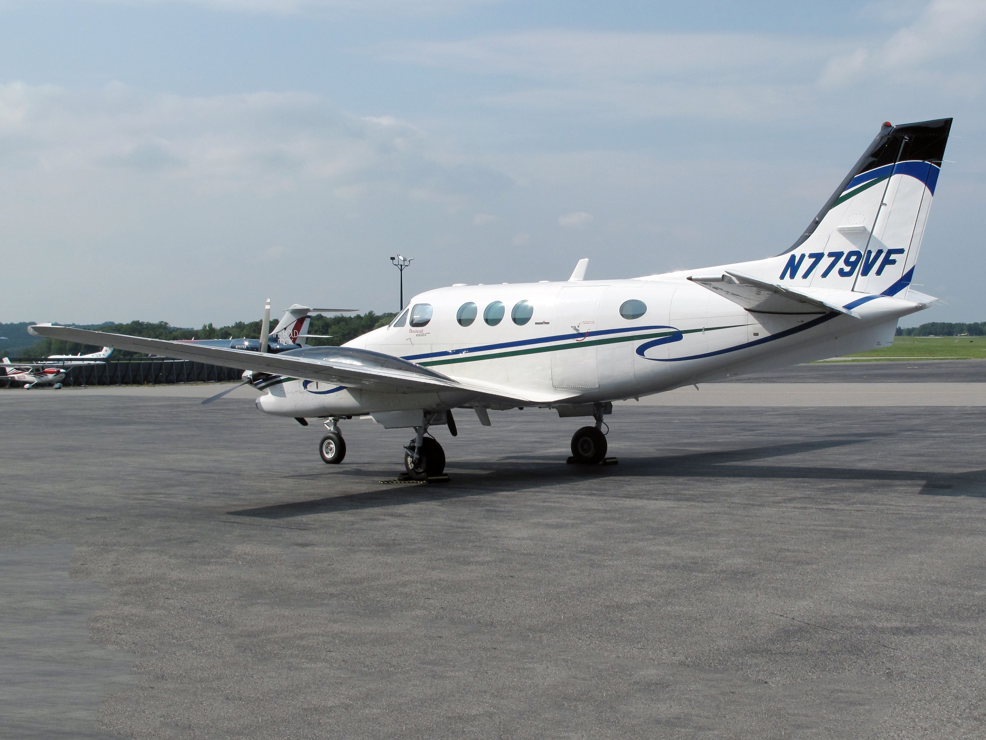 Beechcraft King Air 90 (N779VF) - A very nice King Air 90.
