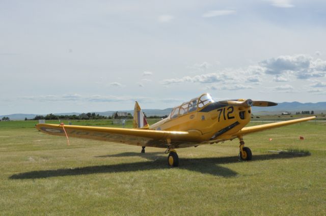 — — - Cornell PT-26 at Claresholm Airport July 2011. Part of the Yellow Wings Tour visit.