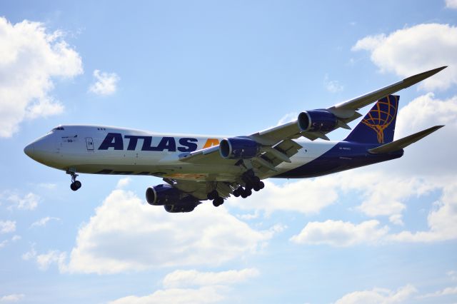 BOEING 747-8 (N859GT) - Atlas Air Boeing 747-87UF arriving at AMS 12.26 hrs (GMT) 09May25