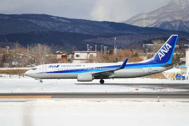 Boeing 737-800 (JA74AN) - January 26th 2019:HKD-ITM.