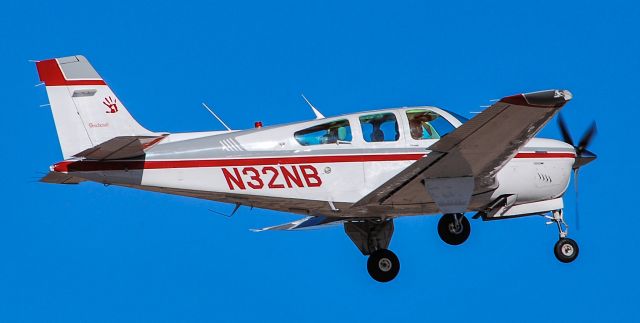 Beechcraft Bonanza (33) (N32NB) - N32NB, 1990 Beech F33A Bonanza C/N CE-1514 -North Las Vegas Airport (IATA: VGT, ICAO: KVGT,)br /Photo: TDelCorobr /February 8, 2020 