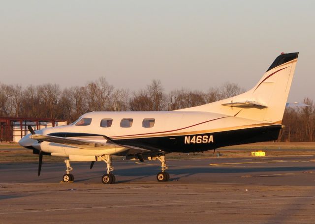 Swearingen Merlin 3 (N46SA) - Parked at the Downtown Shreveport airport.