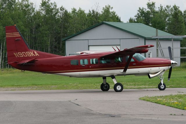 Cessna Caravan (N908KA) - Shutting down after a flight from MNM.