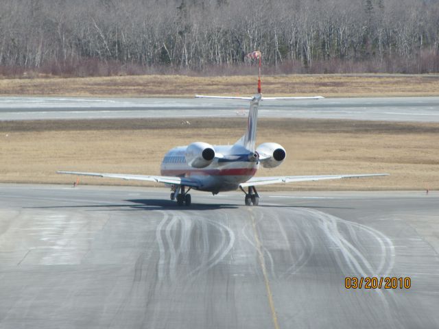 Embraer ERJ-135 (N804AE) - Departing CYHZ,March 20,2010