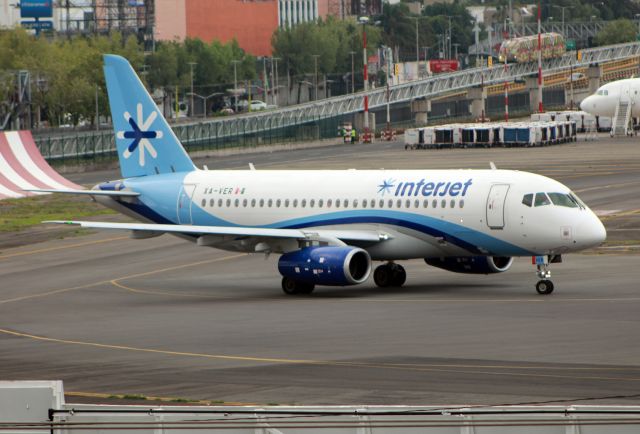 Sukhoi Superjet 100 (XA-VER) - Interjet / Sukhoi SuperJet 100-95B / MSN 95081 / XA-VER / MMMX 07/2020