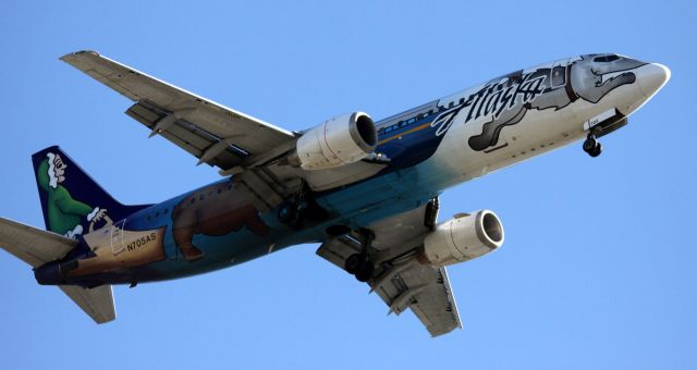 Boeing 737-700 (N706AS) - On Final 30L, 07-06-2015