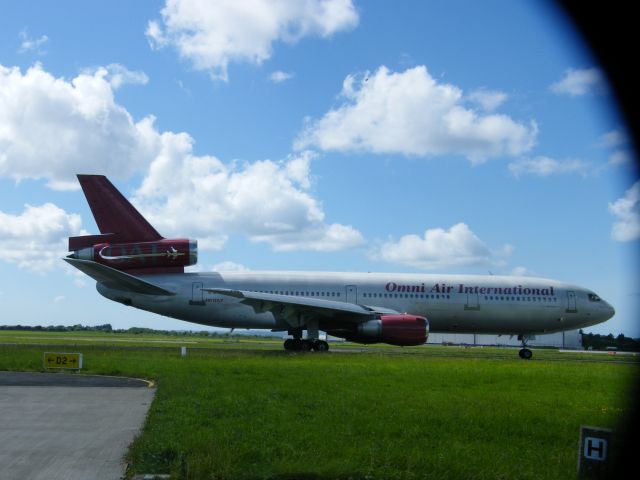 McDonnell Douglas DC-10 (N612AX) - N612AX DC10 TAXING FOR DEP FROM SHANNON 04-06-2011