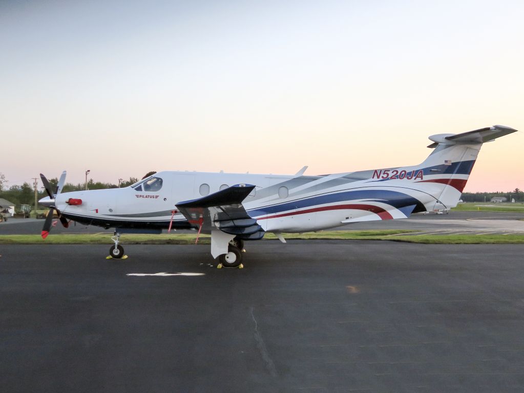 Pilatus PC-12 (N520JA) - 16 September 2015.