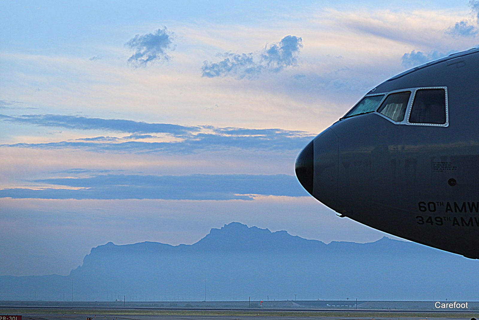 — — - On the FBO ramp.