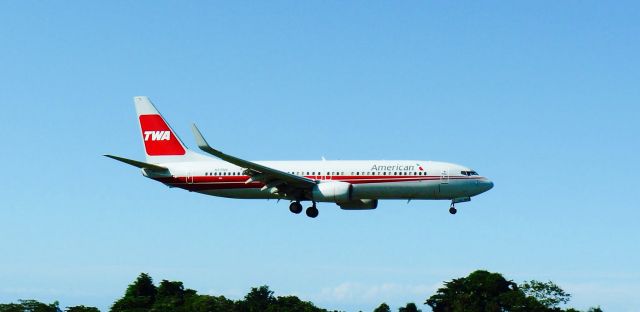 Boeing 737-800 (N915NN) - AMERICAN AIRLINES B738, ON FINAL APP TO MDPP AIRPORT!