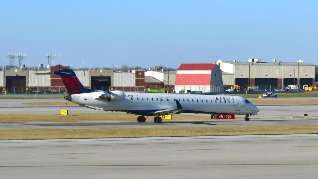 Canadair Regional Jet CRJ-900 (N232PQ) - Delta Bombardier CRJ-900LR N232PQ in Detroit 