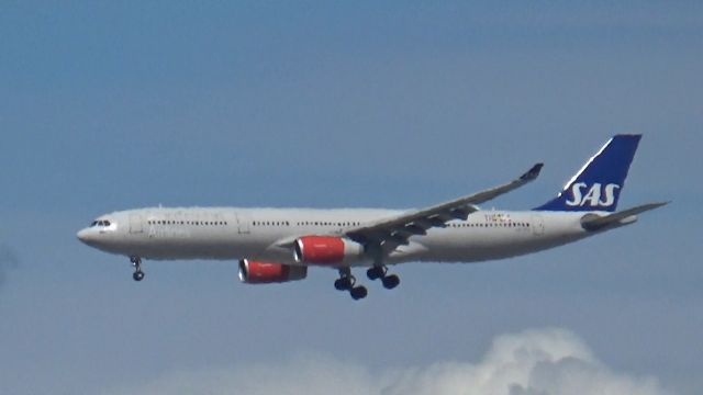 Airbus A330-300 (LN-RKS) - Seagull Wake Turbulence on final.