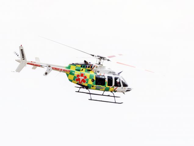 Bell 407 (ZS-CGV) - Medevac operation at Ingwelala, South Africa. 25.NOV-2022.