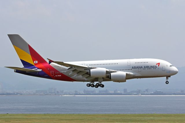Airbus A380-800 (HL7626) - OZ112 RW24L July.29.2014 