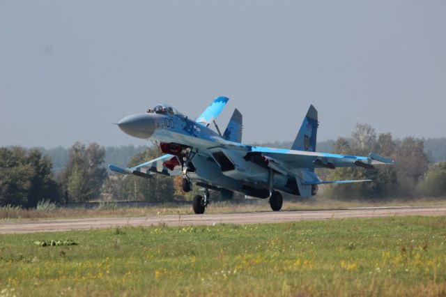 Sukhoi Su-27 Flanker — - Airshow - 09-27-2012