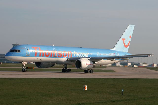 Boeing 757-200 (G-BYAH) - Taken southside Manchester