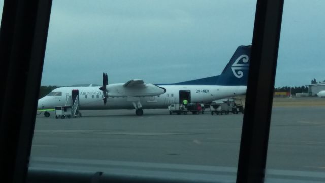 de Havilland Dash 8-300 (ZK-NEK) - Inside terminal waiting for JQ 171. Q300 of I get wrong. Yes this is my photo.