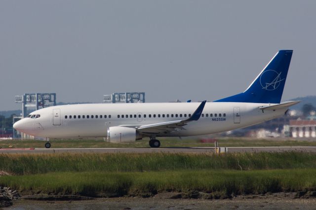 BOEING 737-300 (N625SW) - iAero Airways (Swift Air) B737-3H4 (N625SW) departing BOS for PWM on 7/26/20. Plane arrived to Logan from Atlantic City the previous night.