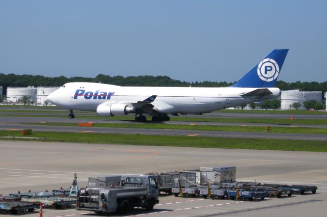 Boeing 747-400 (N454PA) - Polar Air Cargo Boeing 747-46NF N454PA in Tokyo Narita