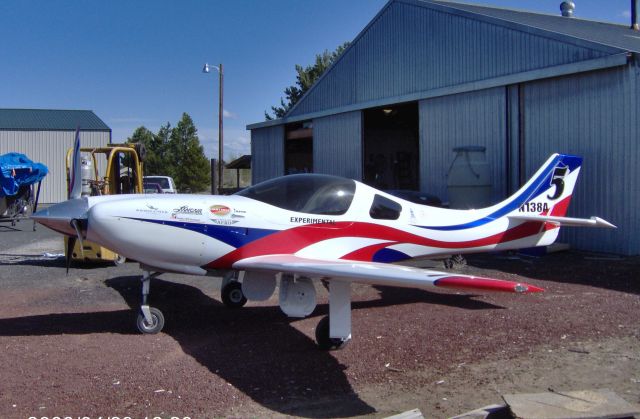 Lancair Legacy 2000 (N138A) - 2002 Lancair Legacy - awaiting race modifications at Cline Falls Airpark in Oregon (5 miles west of Redmond).