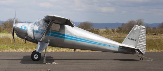 NC1183K — - Damage to aircraft after a gust of wind flipped aircraft upon landing at Westport, WA (14S) on Saturday 7 Apr 2012.