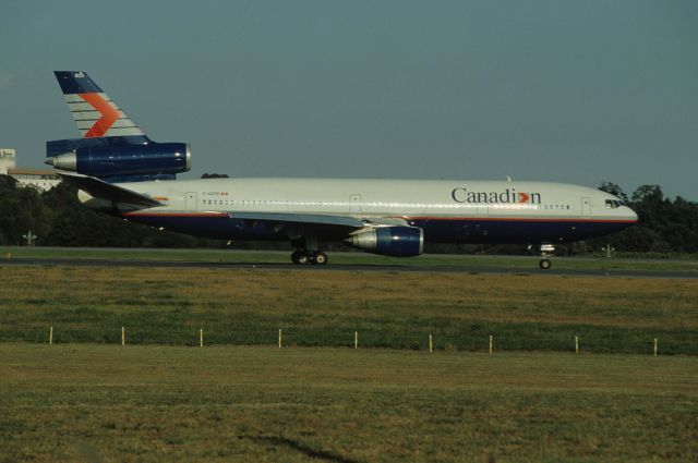 McDonnell Douglas DC-10 (C-GCPE) - Departure at Narita Intl Airport Rwy16 on 1990/11/03