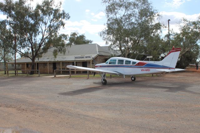 Beechcraft Sierra (VH-WEI) - Noccundra Hotel, Outback Queensland. June 2013