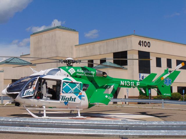 N131LF — - Allegheny Health Network Life Flight 4 in Life Flight 2's aircraft. 