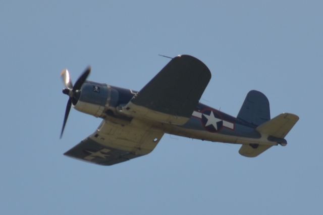 VOUGHT-SIKORSKY V-166 Corsair (N46RL) - Goodyear FG-1D Corsair at Warbirds over the Beach at Virginia Beach Airport on Saturday, 16 May 2015.