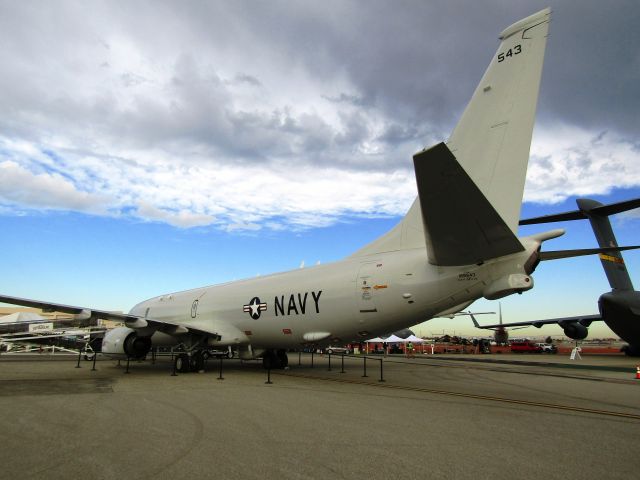 Boeing P-8 Poseidon (16-9543) - On display at KLGB