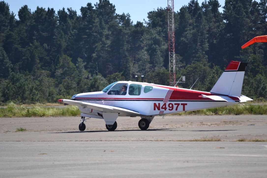 N497T — - Taxiing to the tie down from Runway 29