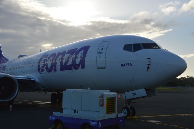 Boeing 737 MAX 8 (VH-UIK) - UIK, Rests waiting to commence her passenger ops.