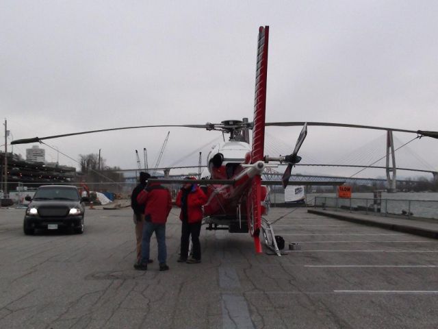 — — - for a movie, actually taken in new west, BC. owned by blackcomb helicopters