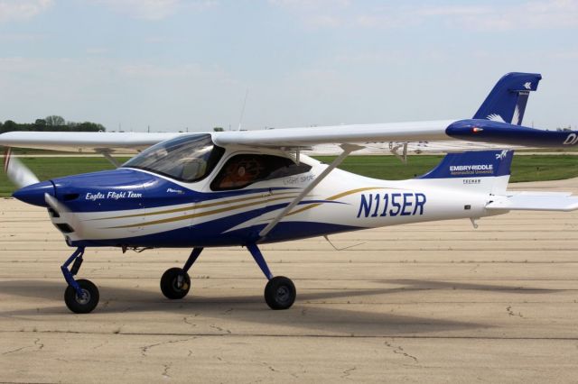 TECNAM SeaSky (N115ER) - Whiteside Co. Airport KSQI 12 May 2024. One of four aircraft that visited up from Embry-Riddle.br /Gary C. Orlando Photo.