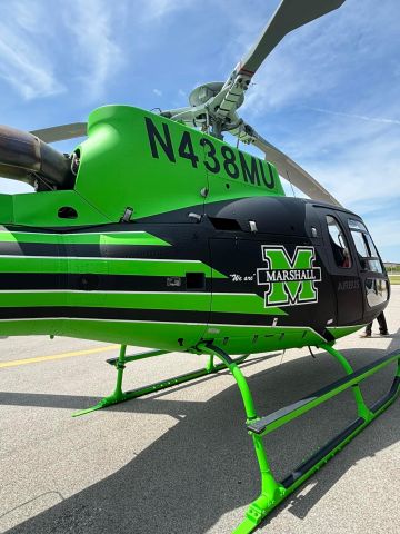 N438MU — - Publicity photo of Marshall University flight school's new helicopter.  (I do not own this photo; just downloaded from Marshall University's Facebook page)