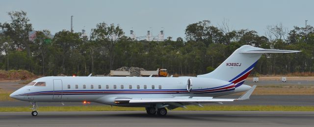 Bombardier Global Express (N365CJ) - Gladstone Qld on 21 November, 2014.