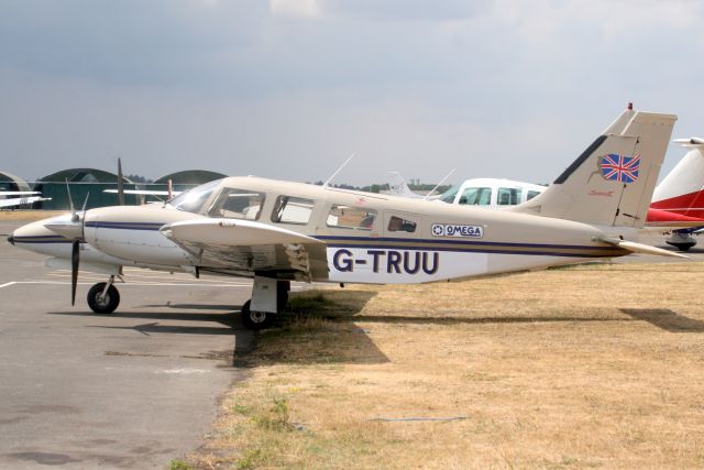 Piper Seneca (G-TRUU) - Seen here on 13-Jul-18.