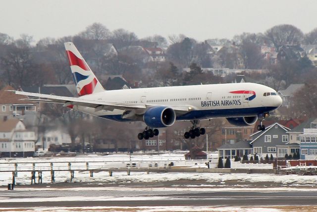 Boeing 777-200 (G-VIIN) - Speedbird 213 arriving from London