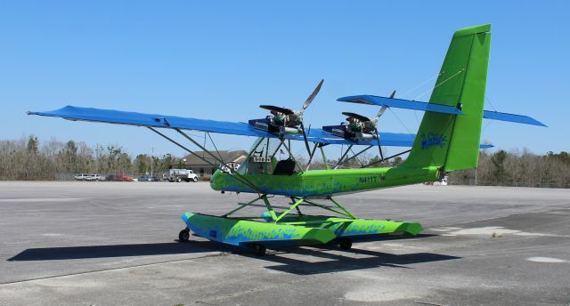 LOCKWOOD Air Cam (N411T) - A Lockwood AirCam on the ramp at Bay Minette Municipal Airport, AL - March 6, 2021.