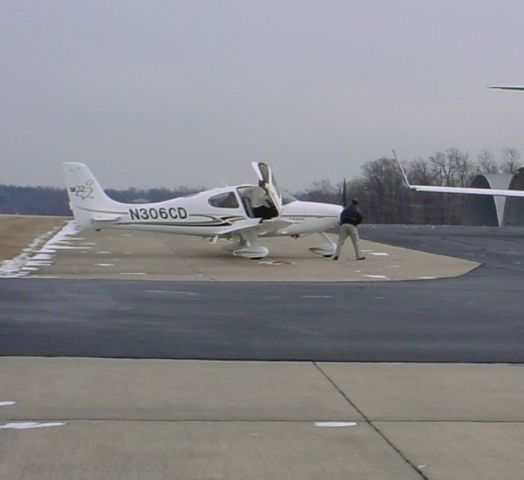 Cirrus SR-22 (N306CD) - Parked on ramp 2/7/07