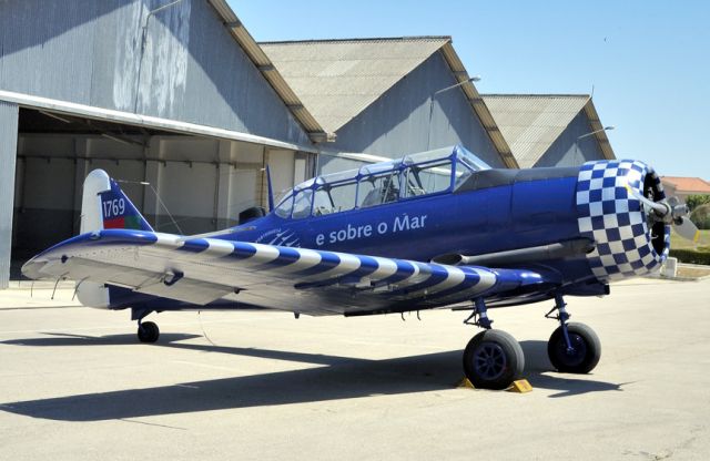 North American T-6 Texan (N1769) - 2002 - FAP Portuguese Air Force Day, with my son, then a student Pilot, now an Airbus Captain...br /Time goes bye...