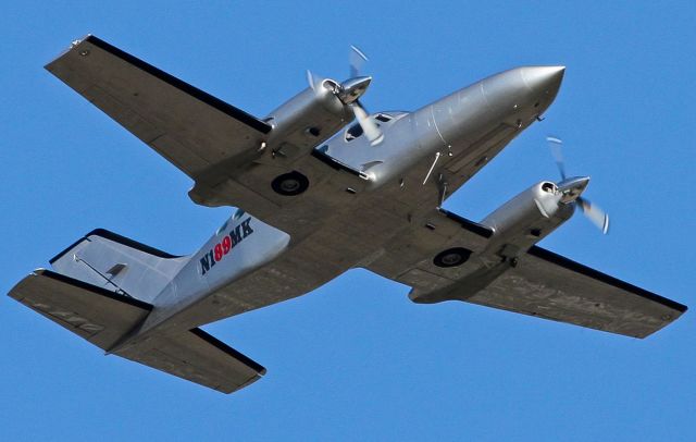 Cessna Chancellor (N189MK) - Taking off from the Van Nuys Airport.