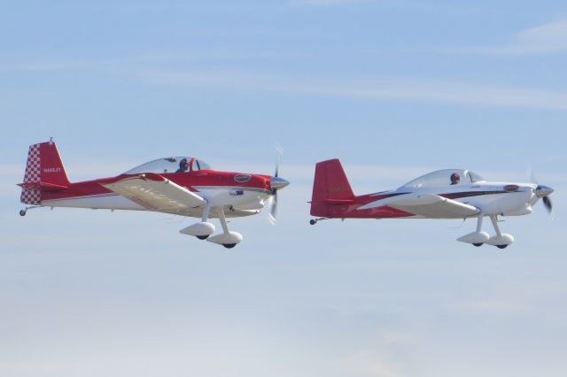 Vans RV-8 (N486JT) - Redline Airshow Team Van's RV-8s R.I.P. John Thocker (left) 11/9/13