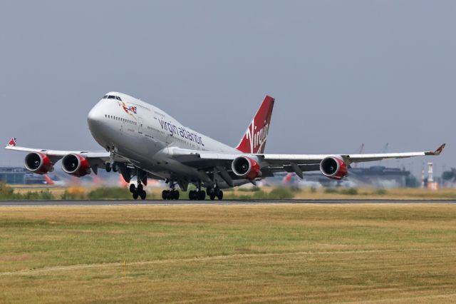 Boeing 747-400 (G-VGAL) - VIR127 off to the Big Apple.